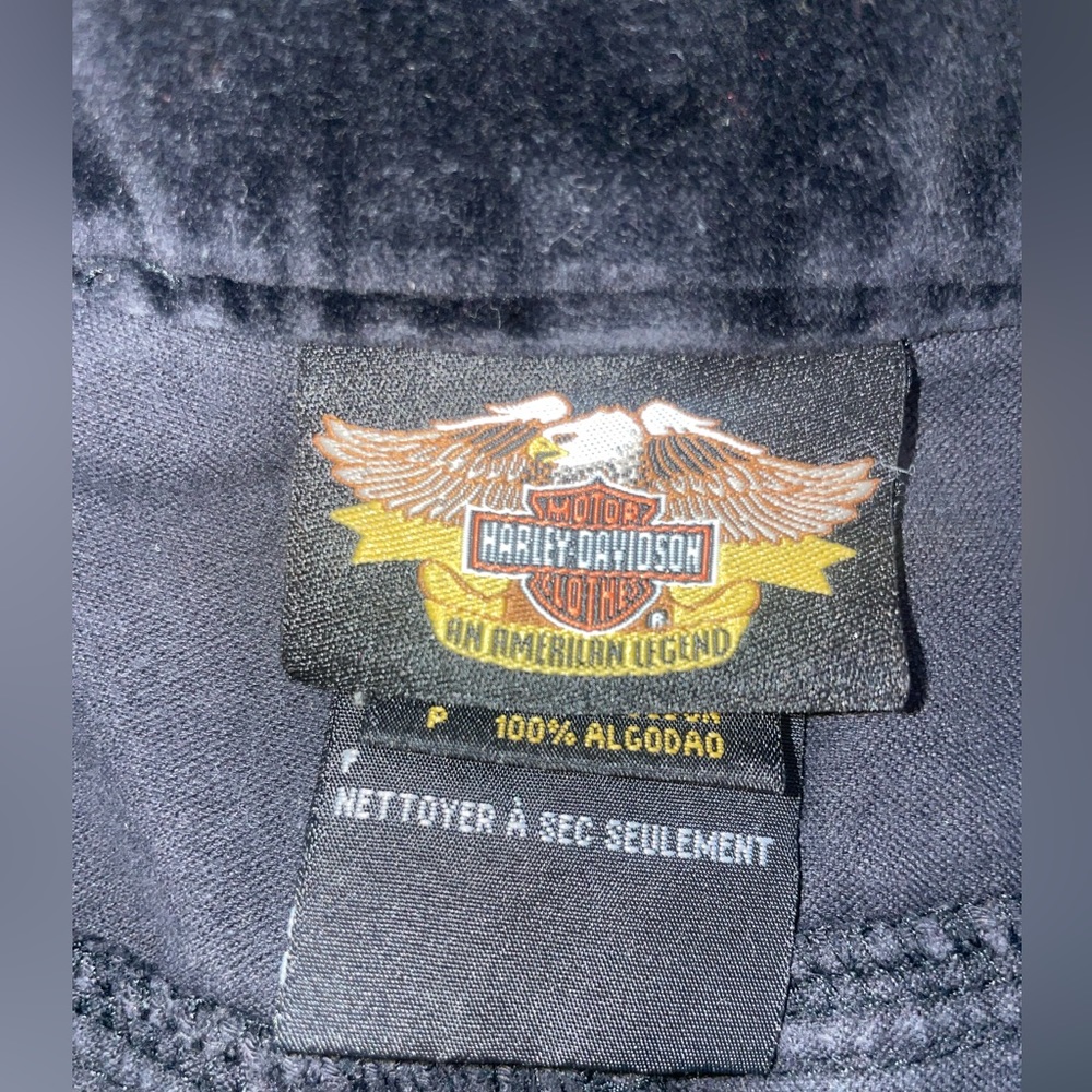 Harley Davidson matching vest/ pant set - Picture 7 of 11